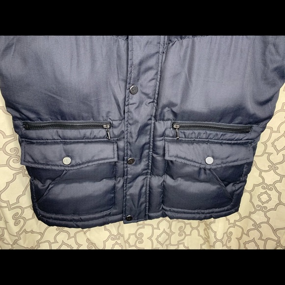 American Stitch black vest puffer vest puffy large - Picture 2 of 5